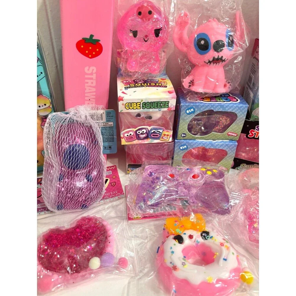 RMS Crazy Fun Five Below squishy sugar, Taba, Butter huge PINK LOT of 22